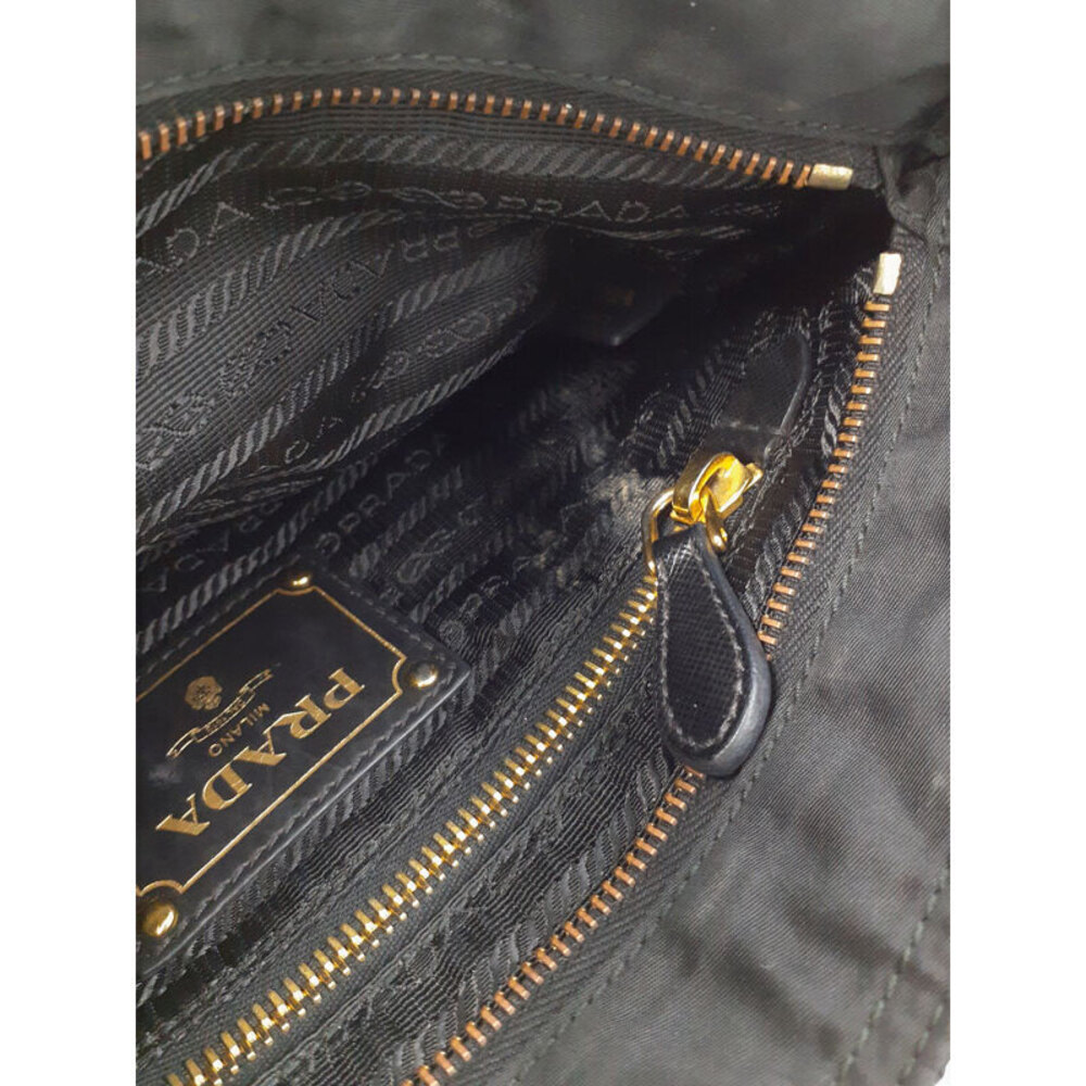 PRADA Logo Jacquard Shoulder Bag - Picture 9 of 9